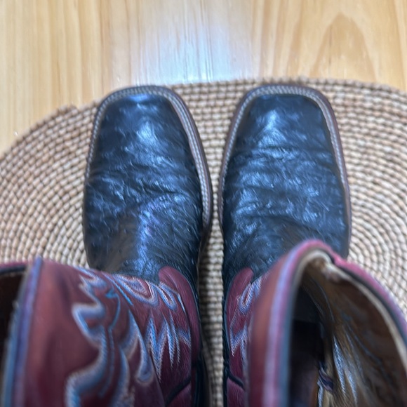 Black Ostrich Boulet Ladies Boot - Picture 7 of 7